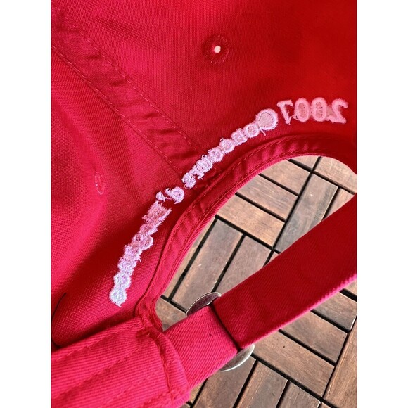 Chopard Cap Mens  Women Luxury Baseball Golf Hat Embroidered Unisex Red 2007 - Picture 5 of 7